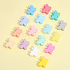 16Pcs 16 Colors Food Grade Eco-Friendly Silicone Beads SIL-CA0002-17-3