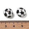 Sports Opaque Acrylic Beads AC-CBAC27C-02A-3