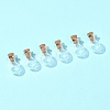 8Pcs Mini High Borosilicate Glass Bottle Bead Containers BOTT-FS0001-01-7