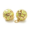 Brass Enamel Charms KK-A153-01G-B-3