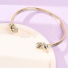 304 Stainless Steel Cuff Bangles for Women SA-CBA2192-07GP-3
