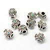 Alloy Rhinestones European Beads PALLOY-Q313-10A-1