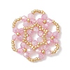 Glass Seed Beaded Pendants PALLOY-MZ01245-01-1