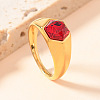 304 Stainless Steel with Cubic Zirconia Finger Rings FS-WG76F9A-17-1