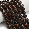 Natural Pietersite Beads Strands G-L642-B16-12mm-1