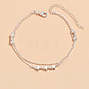 Alloy Star Multi-strand Anklets WG18F6C-17-1