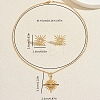 Stainless Steel Sun Stud Earrings & Pendant Necklaces Sets for Women EN4701-2