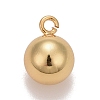 Brass Ball Charms KK-M229-74G-1
