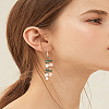 1 Pair Alloy Dangle Earrings EJEW-LP0013-14-3