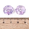 Transparent Acrylic European Beads OACR-E033-25C-3