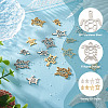 16Pcs 8 Style 201 Stainless Steel Filigree Joiners Links & Pendants STAS-PJ0001-37-4
