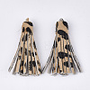 Eco-Friendly Cowhide Leather Tassel Big Pendants X-FIND-S301-36E-2