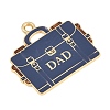 Father's Day Alloy Enamel Pendants FIND-E054-05C-2