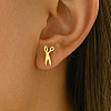 Scissor Stainless Steel Stud Earrings LP1180-4