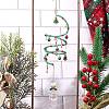 Christmas Theme Glass Beaded Hanging Ornaments HJEW-TA00183-2
