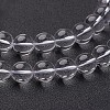 Synthetic Quartz Crystal Beads Strands X-GSR14mmA039-1-3