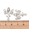 Tibetan Style Alloy 3-Loop Chandelier Component Links FIND-C094-19AS-3