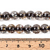 Crackle Transparent Glass Beads Strands X1-GLAA-N030-8mm-01B-4