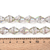 Electroplate Transparent Glass Beads Strands X1-EGLA-N020-03H-4