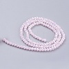 Electroplate Glass Bead Strands X-GLAA-F001-3x2mm-34L-2