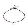 Natural Multicolor Tourmaline Bead Bracelets BJEW-JB04555-06-5
