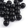 Dyed Natural Wood Beads X-WOOD-S662-9x10mm-06-1