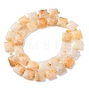 Natural Yellow Hematoid Quartz/Golden Healer Quartz Beads Strands G-F839-A11-01-5