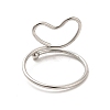 201 Stainless Steel Wrapped Fing Rings for Women STAS-K247-03P-2