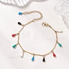 304 Stainless Steel Charm Bracelets BJEW-JB13052-1