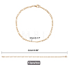 304 Stainless Steel Figaro Chain Necklaces STAS-UN0017-37G-4