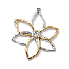 304 Stainless Steel Pendants X-STAS-A126-03B-GP-1