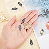 6Pcs Natural Paua Shell Pendants FIND-AR0002-18-3