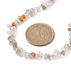 Natural Rutilated Quartz Chip Beaded Necklace NJEW-JN04615-10-3