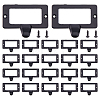 25Pcs Rectangle Zinc Alloy Label Frame Card Holder AJEW-FH0008-75C-1