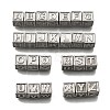 26Pcs 26 Styles 304 Stainless Steel Cube Beads STAS-V009-01P-1