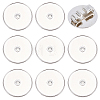 10Pcs Alloy Bolo Tie Slides Clasp Cabochon Settings FIND-CL0002-28-7