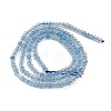 Natural Aquamarine Beads Strands X-G-L587-B02-01-5