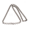 304 Stainless Steel Rolo Chains Necklaces NJEW-F112-13-2