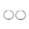 202 Stainless Steel Huggie Hoop Earrings EJEW-F111A-20mm-P01-4