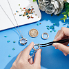Unicraftale DIY Memory Locket Pendant Necklace Making Kit DIY-UN0003-51-2