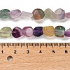 Natural Colorful Fluorite Beads Strands G-P497-01E-10-5