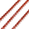 Iron Rhinestone Glass Cup Chain CH-U001-01M-2