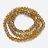 Electroplate Glass Beads Strands EGLA-A034-T2mm-I17-2