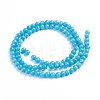 Natural Mashan Jade Round Beads Strands G-D263-4mm-XS20-2