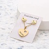 201 Stainless Steel Pendant Necklaces & Stud Earrings Sets FS-WG852B2-07-1