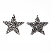 Star Glitter Hotfix Rhinestone DIY-WH0301-92A-04-1