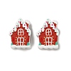 Christmas Theme Schima Wood Beads WOOD-F018-07-1