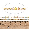 304 Stainless Steel Handmade Beaded Chains CHS-P022-02G-05-3