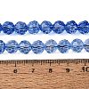Crackle Transparent Glass Beads Strands GLAA-N068-06A-02-4