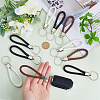 CRASPIRE 24Pcs 3 Colors Imitation Leather Keychain KEYC-CP0001-21-3